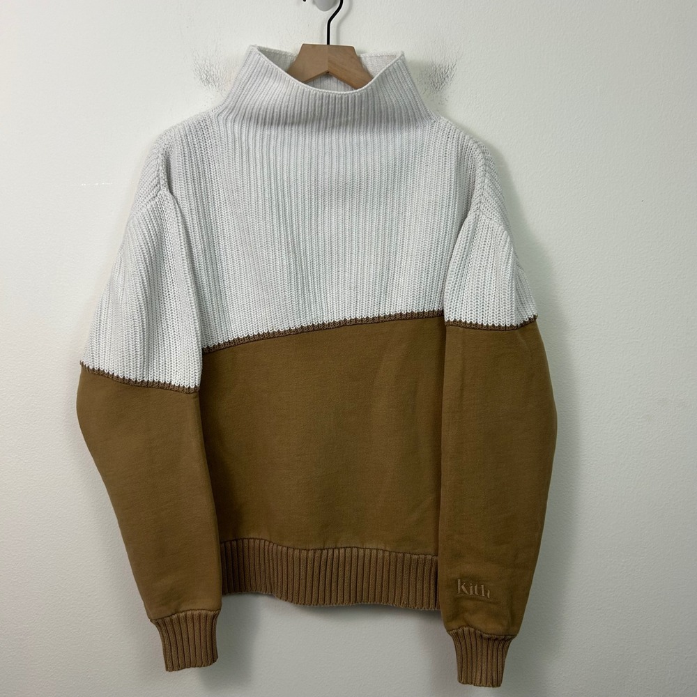 Kith Women's Colorblock Turtleneck Sweater Size M
